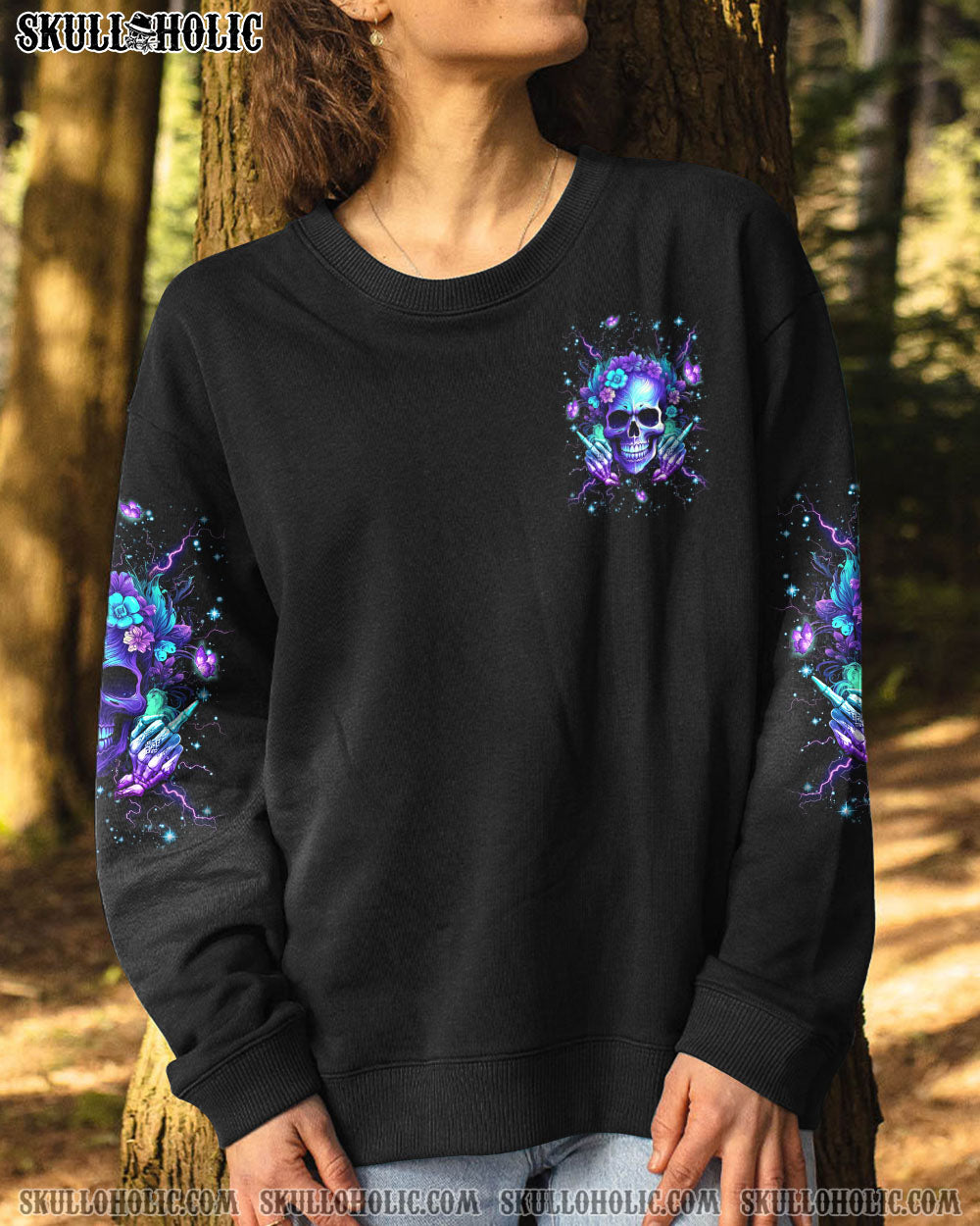 CAN YOU SEE THE F YOU SKULL ALL OVER PRINT – YHKD0711231
