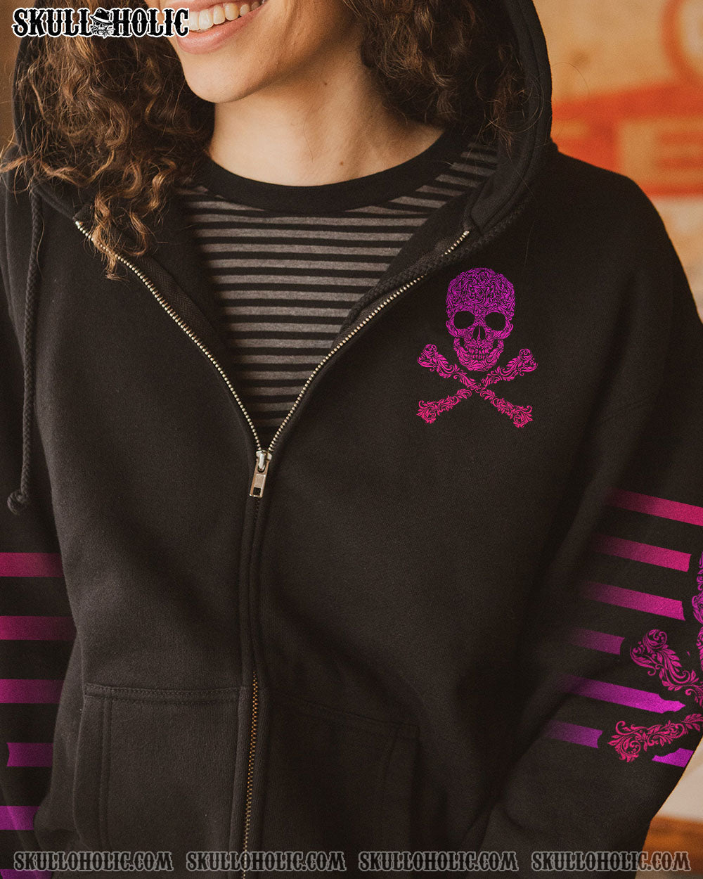 CAN YOU SEE THE F YOU SKULL ROSE ALL OVER PRINT – TLNZ0302231