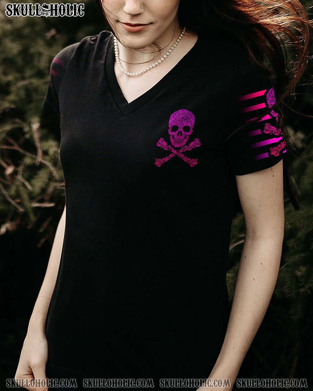CAN YOU SEE THE F YOU SKULL ROSE ALL OVER PRINT – TLNZ0302231