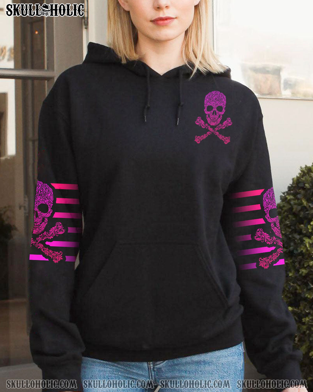 CAN YOU SEE THE F YOU SKULL ROSE ALL OVER PRINT – TLNZ0302231