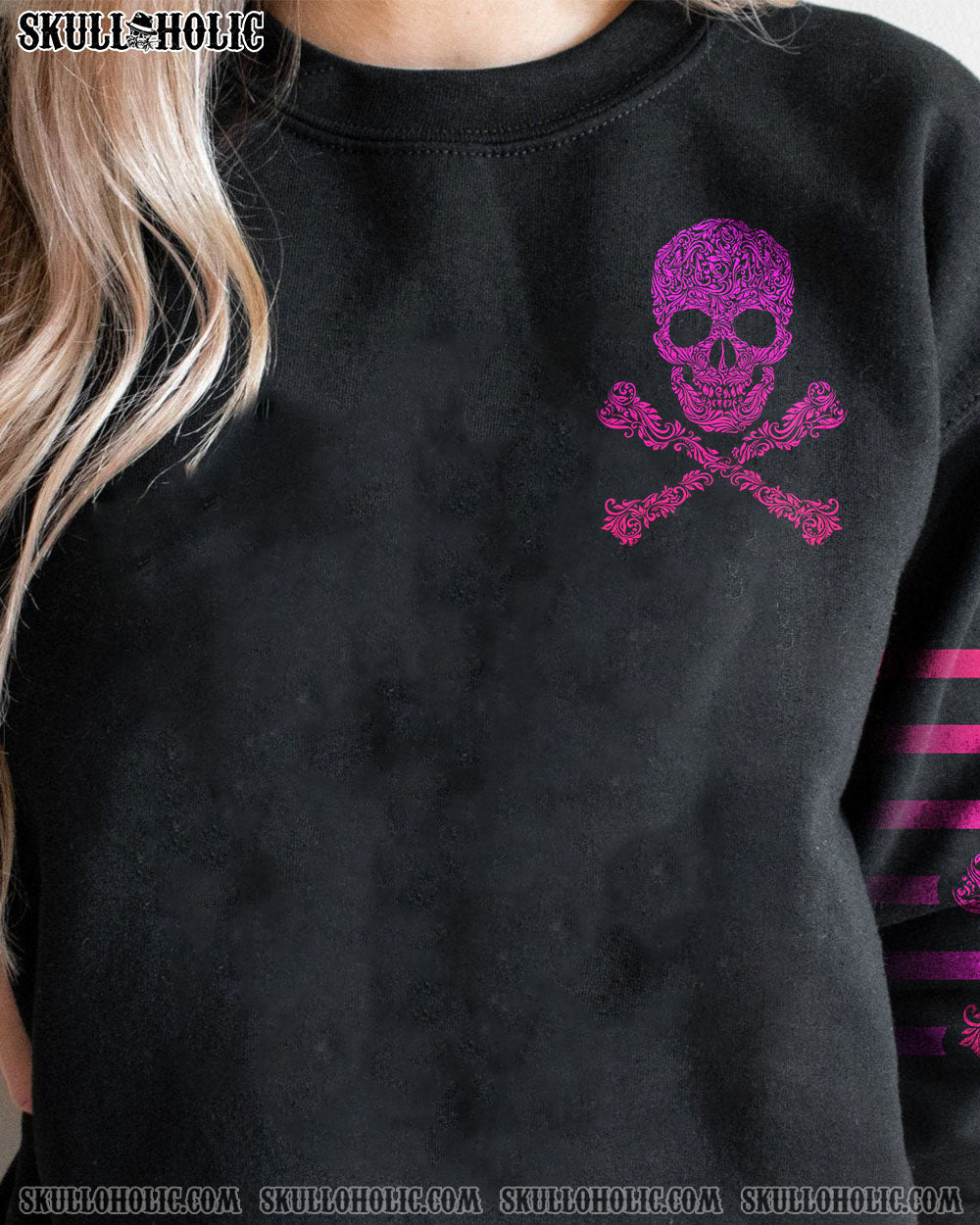 CAN YOU SEE THE F YOU SKULL ROSE ALL OVER PRINT – TLNZ0302231
