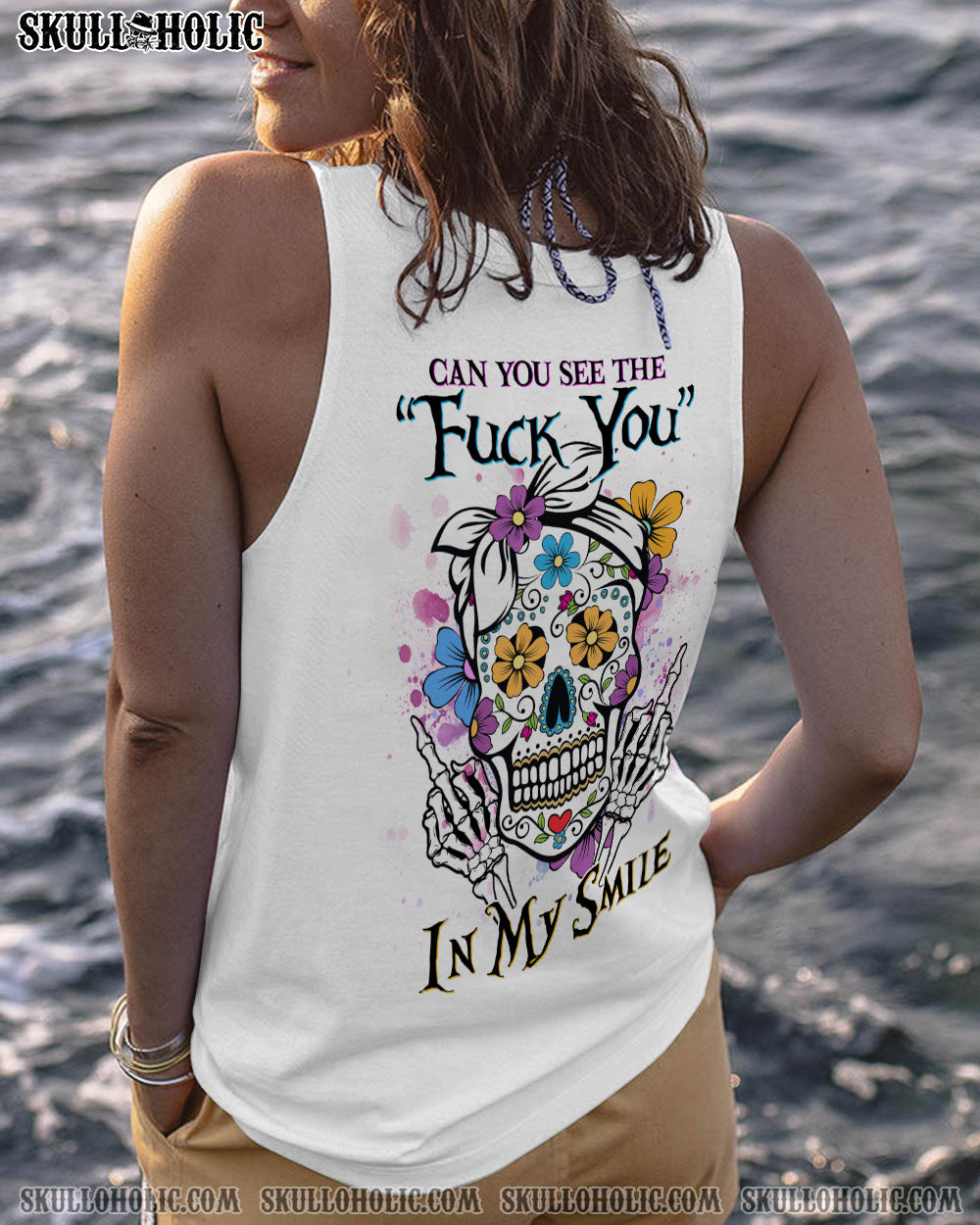 CAN YOU SEE THE F YOU SUGAR SKULL ALL OVER PRINT – YHHG1503231