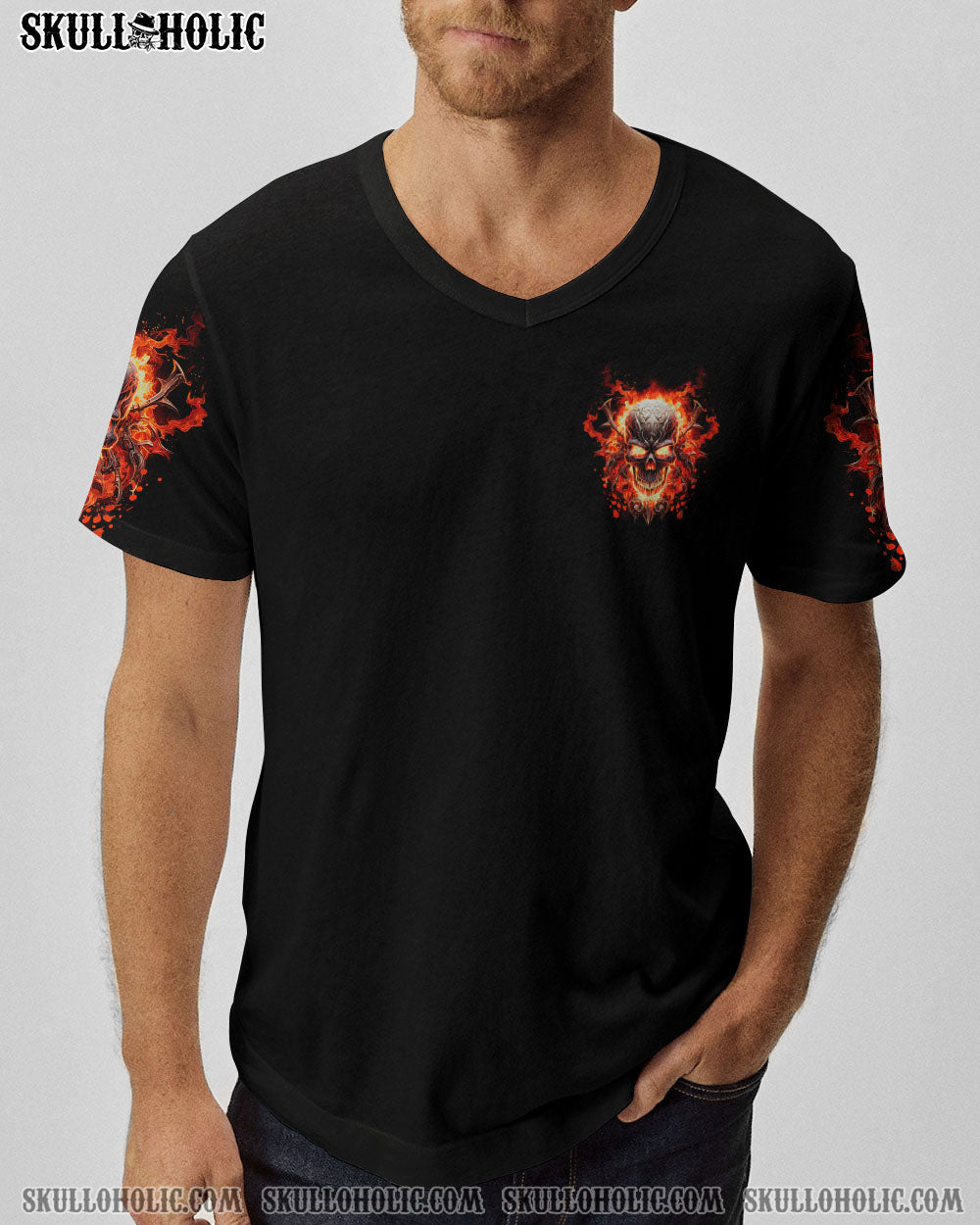 CAREFUL BOY FIRE SKULL ALL OVER PRINT – TLNT2107234