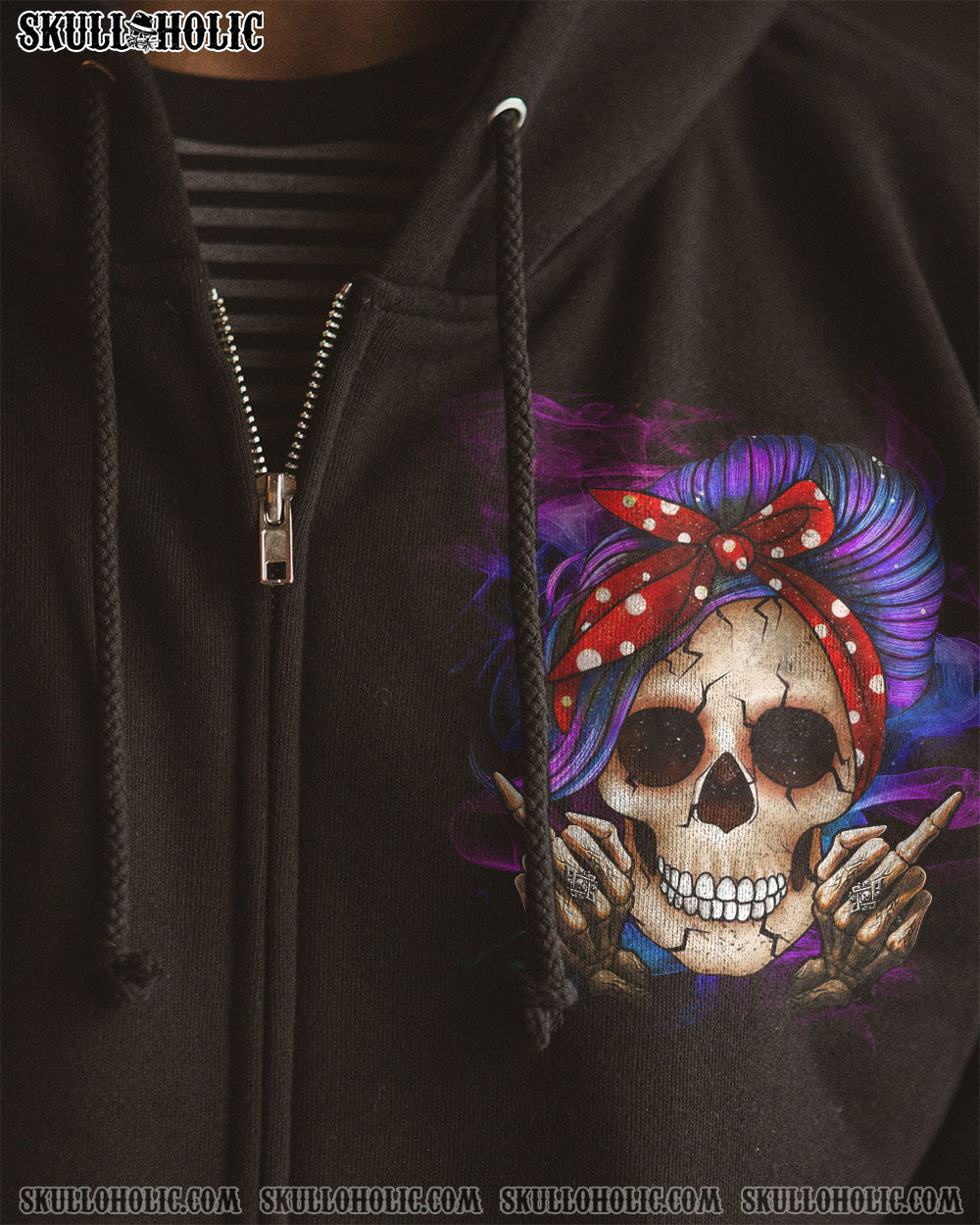 CRAZY GRANDMA SKULL ALL OVER PRINT – YHHG2202234