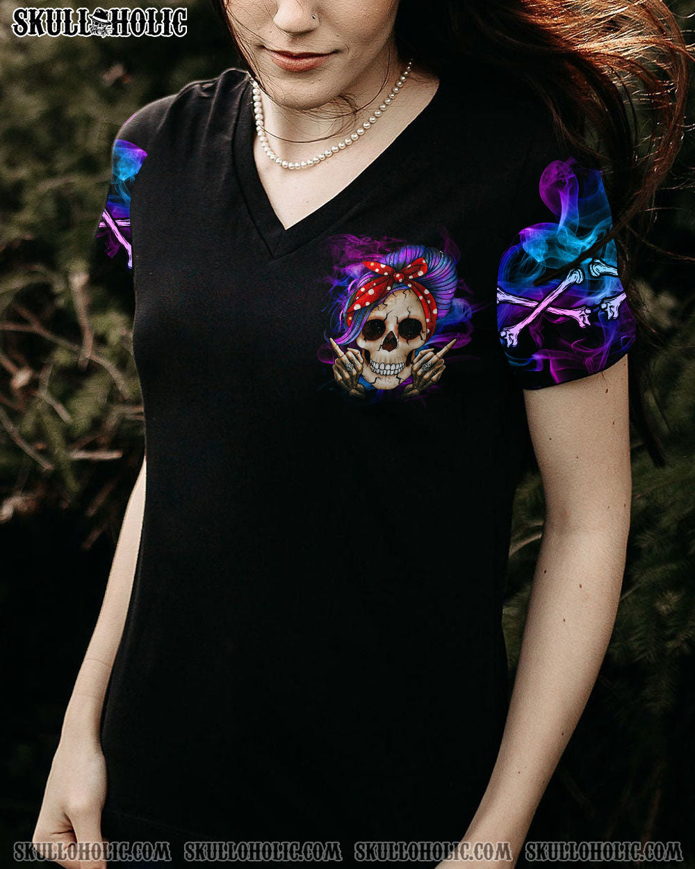 CRAZY GRANDMA SKULL ALL OVER PRINT – YHHG2202234