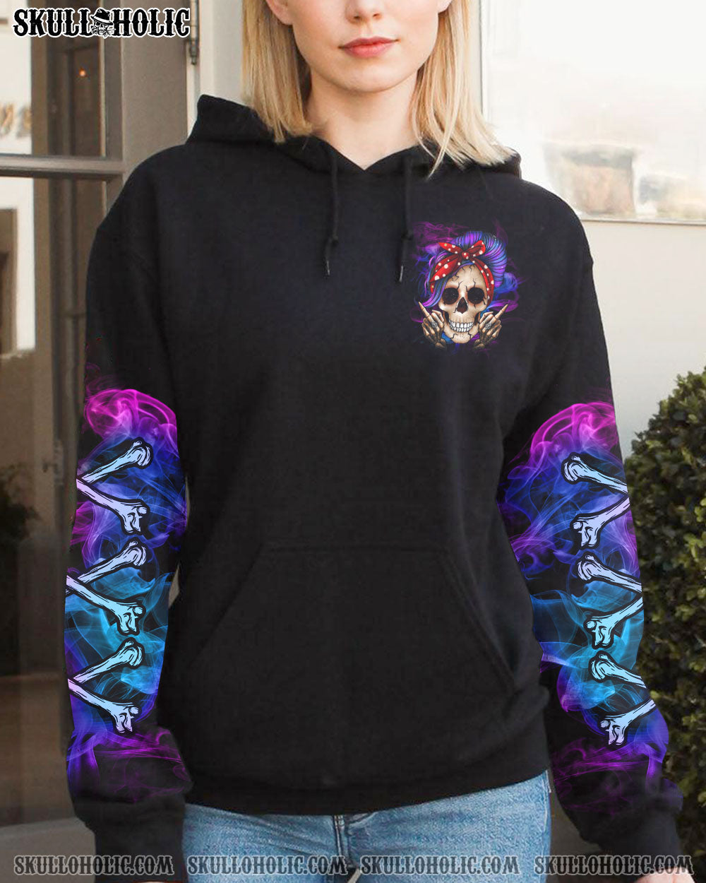 CRAZY GRANDMA SKULL ALL OVER PRINT – YHHG2202234