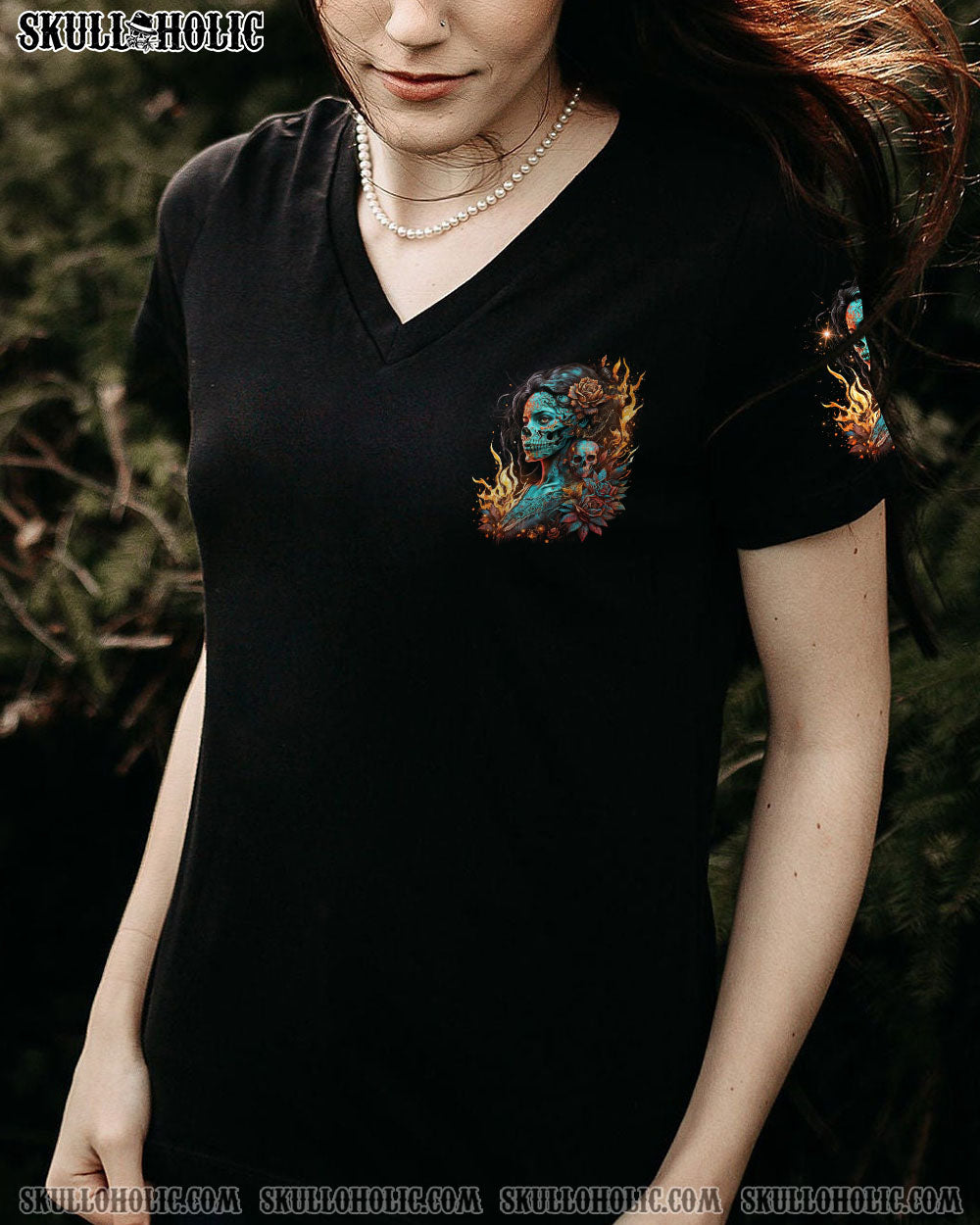 CRY ME A RIVER SUGAR SKULL ALL OVER PRINT – TLNO0404232