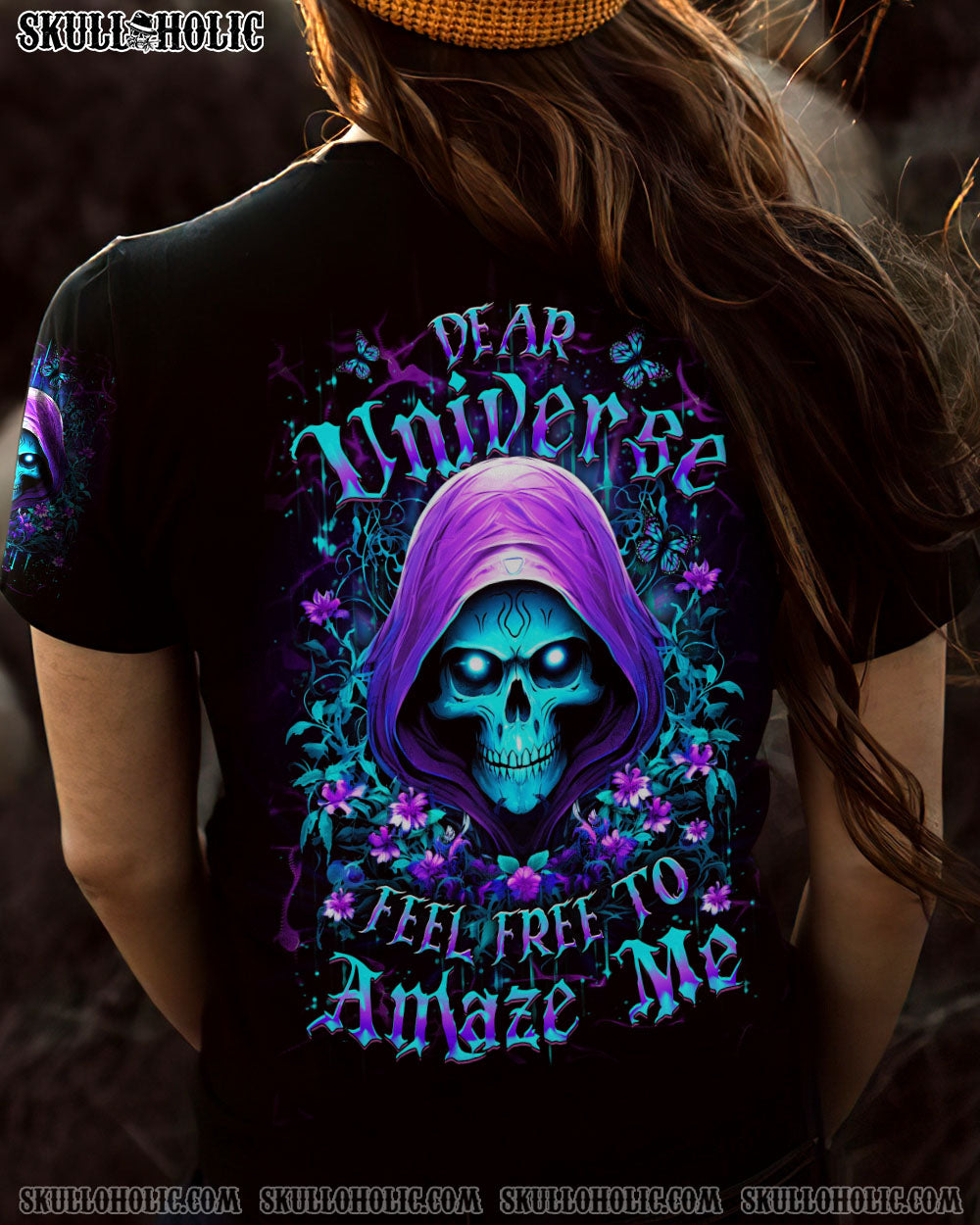 DEAR UNIVERSE FREE TO AMAZE ME ALL OVER PRINT – YHDU0510231