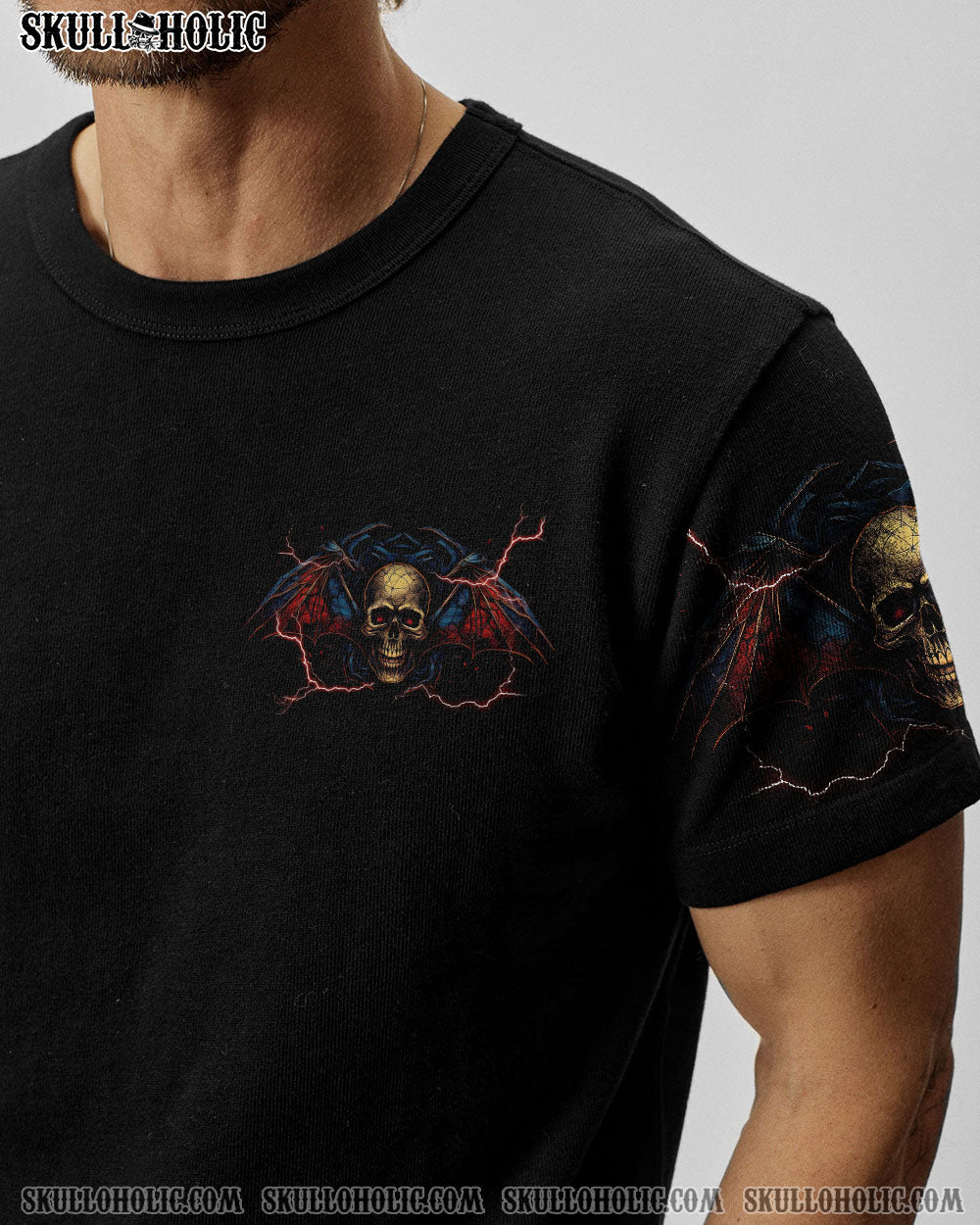 DEMON INSIDE SKULL BAT ALL OVER PRINT – TLNT0407234