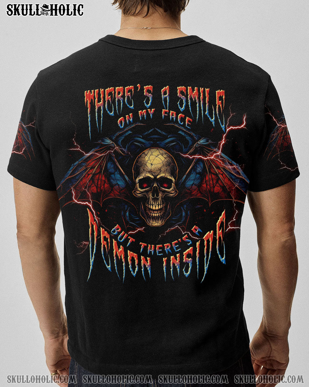 DEMON INSIDE SKULL BAT ALL OVER PRINT – TLNT0407234