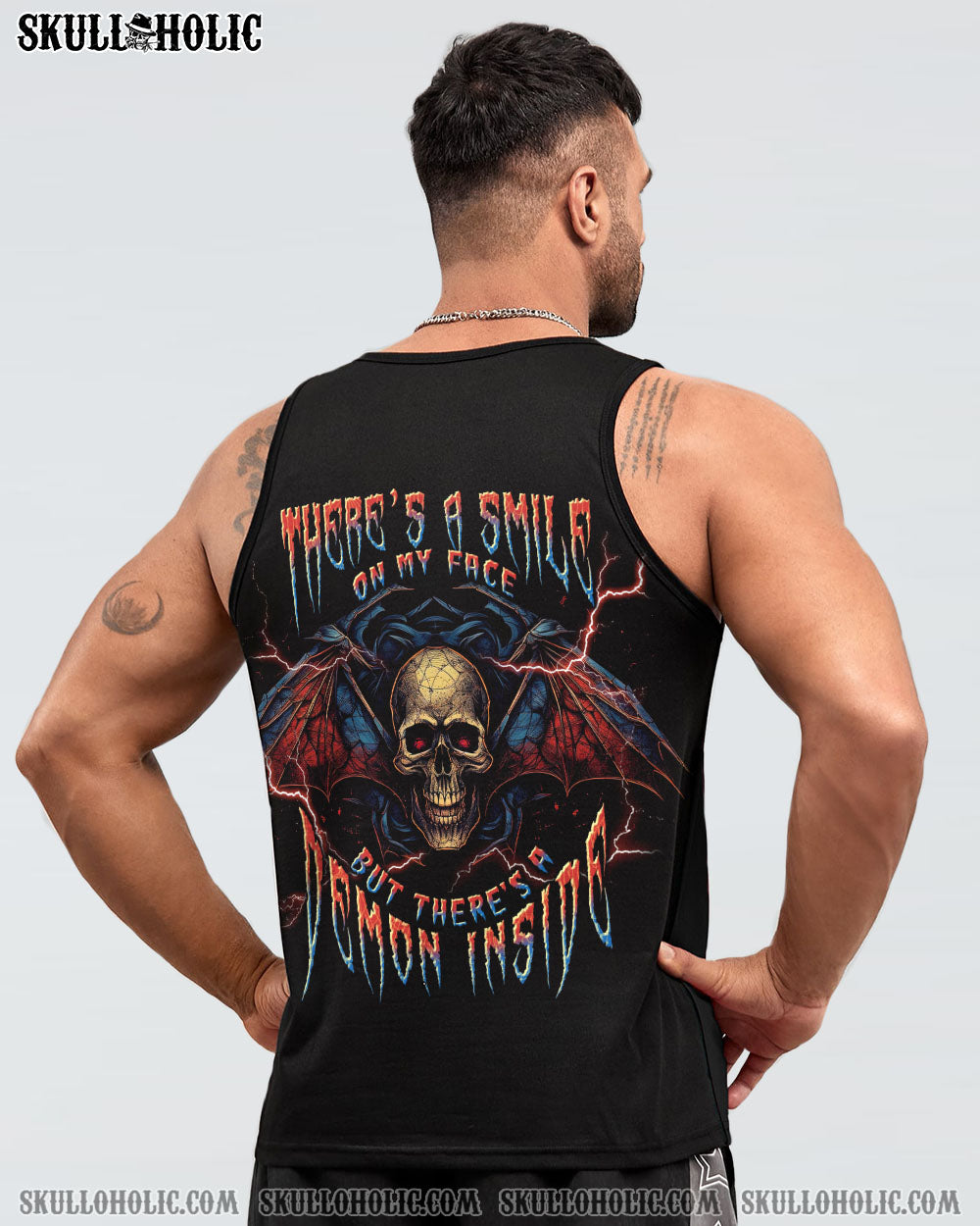 DEMON INSIDE SKULL BAT ALL OVER PRINT – TLNT0407234