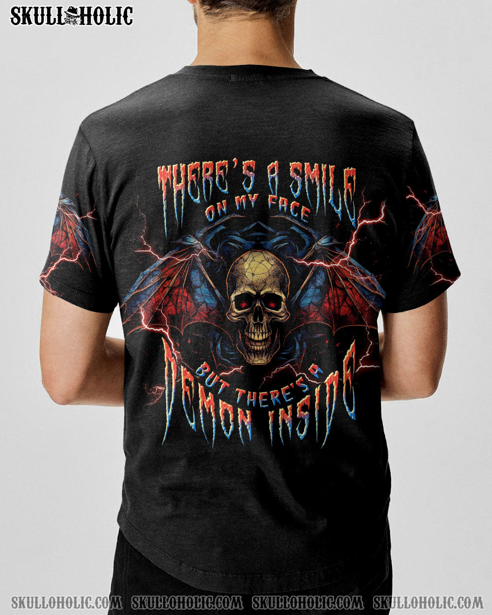 DEMON INSIDE SKULL BAT ALL OVER PRINT – TLNT0407234