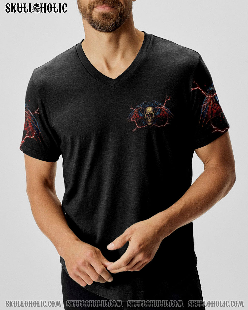 DEMON INSIDE SKULL BAT ALL OVER PRINT – TLNT0407234