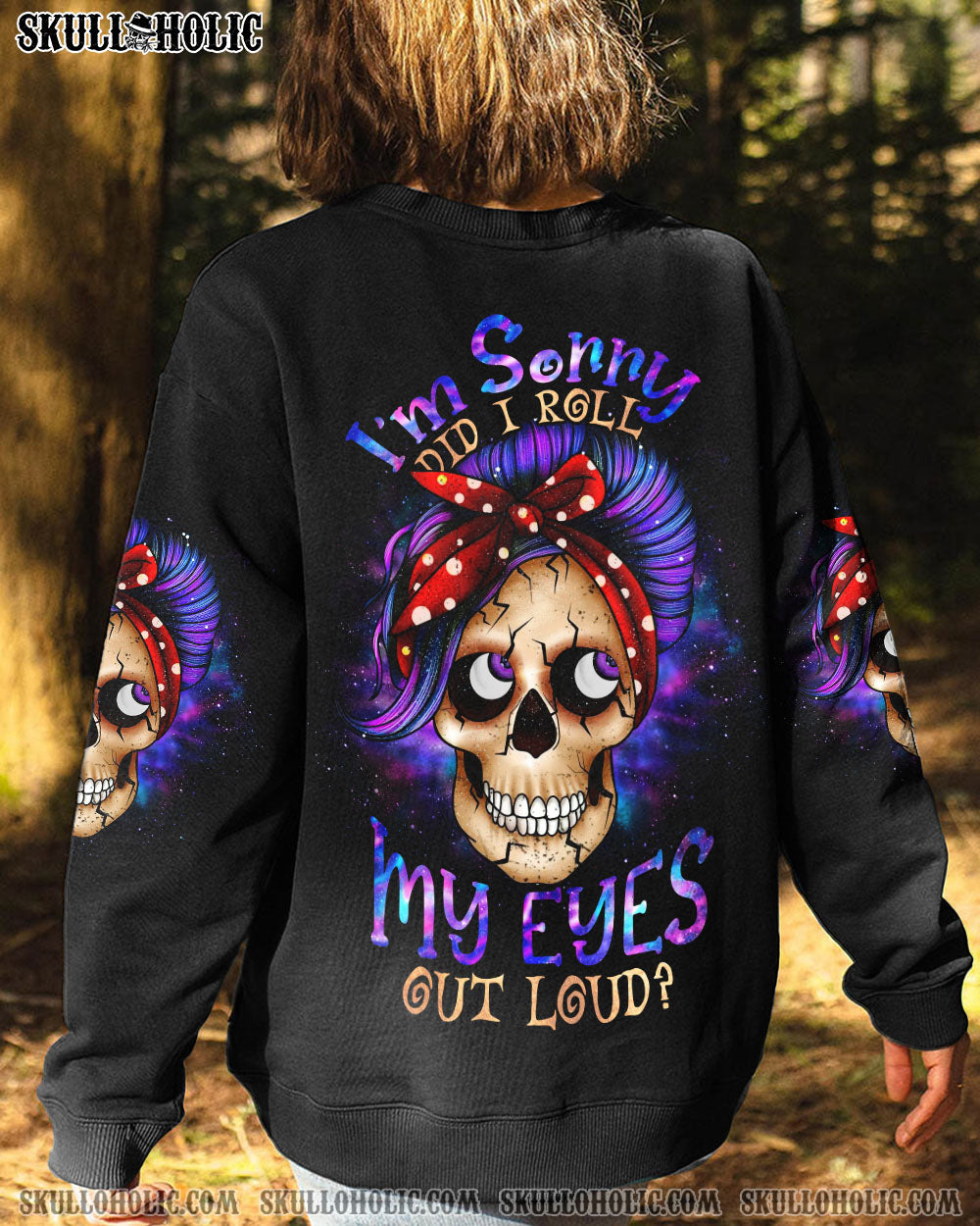 DID I ROLL MY EYES OUT LOUD MESSY BUN ALL OVER PRINT – TLNO0604231