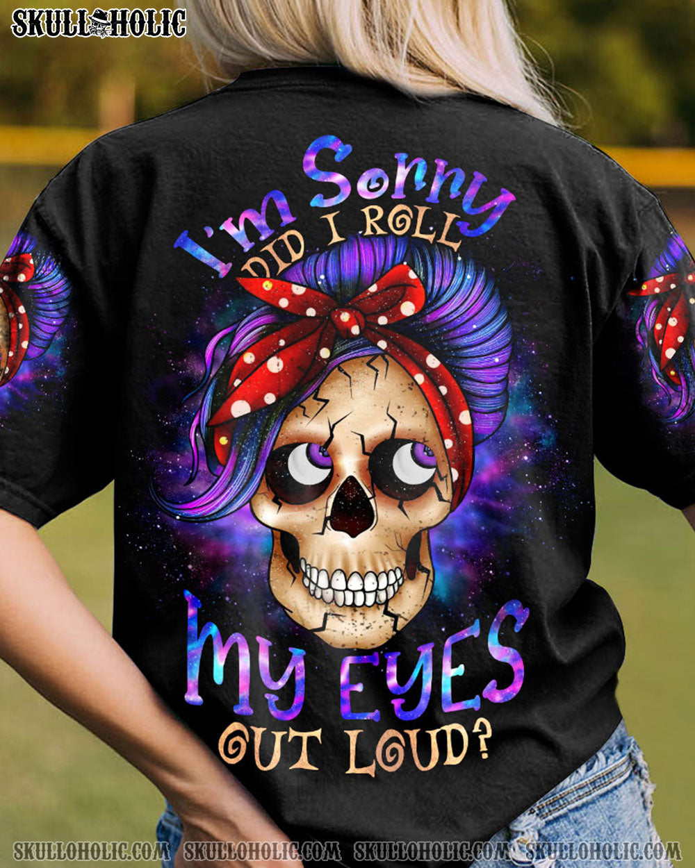 DID I ROLL MY EYES OUT LOUD MESSY BUN ALL OVER PRINT - TLNO0604231