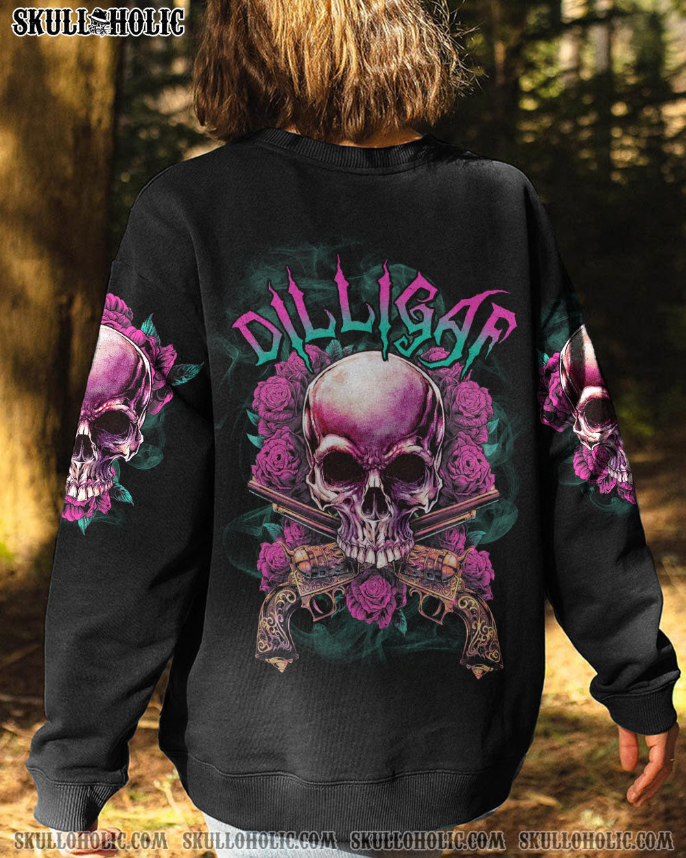 DILLIGAF SKULL ROSES G ALL OVER PRINT – TLTR2402232