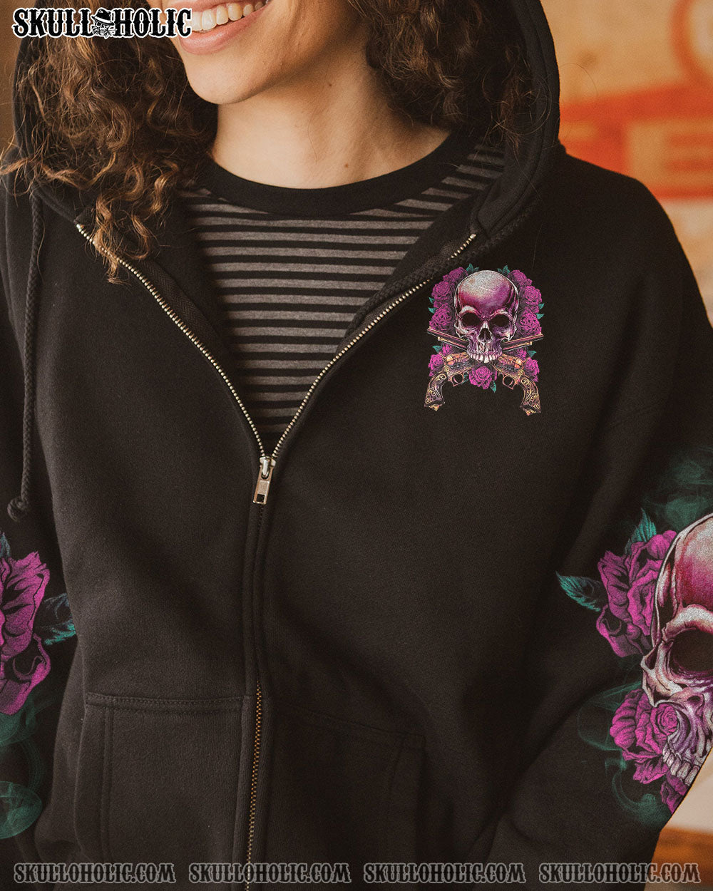 DILLIGAF SKULL ROSES G ALL OVER PRINT – TLTR2402232