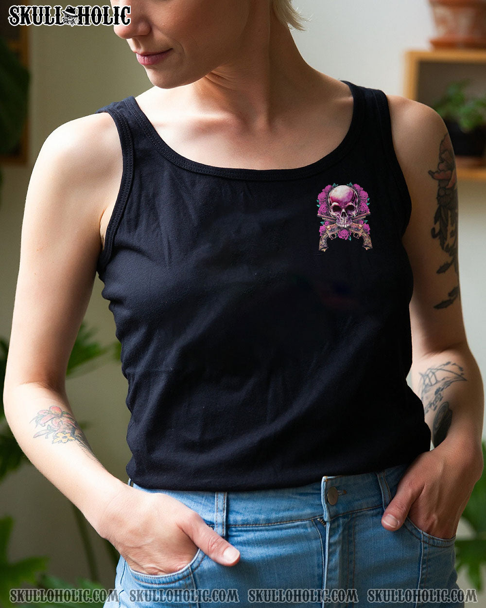 DILLIGAF SKULL ROSES G ALL OVER PRINT – TLTR2402232