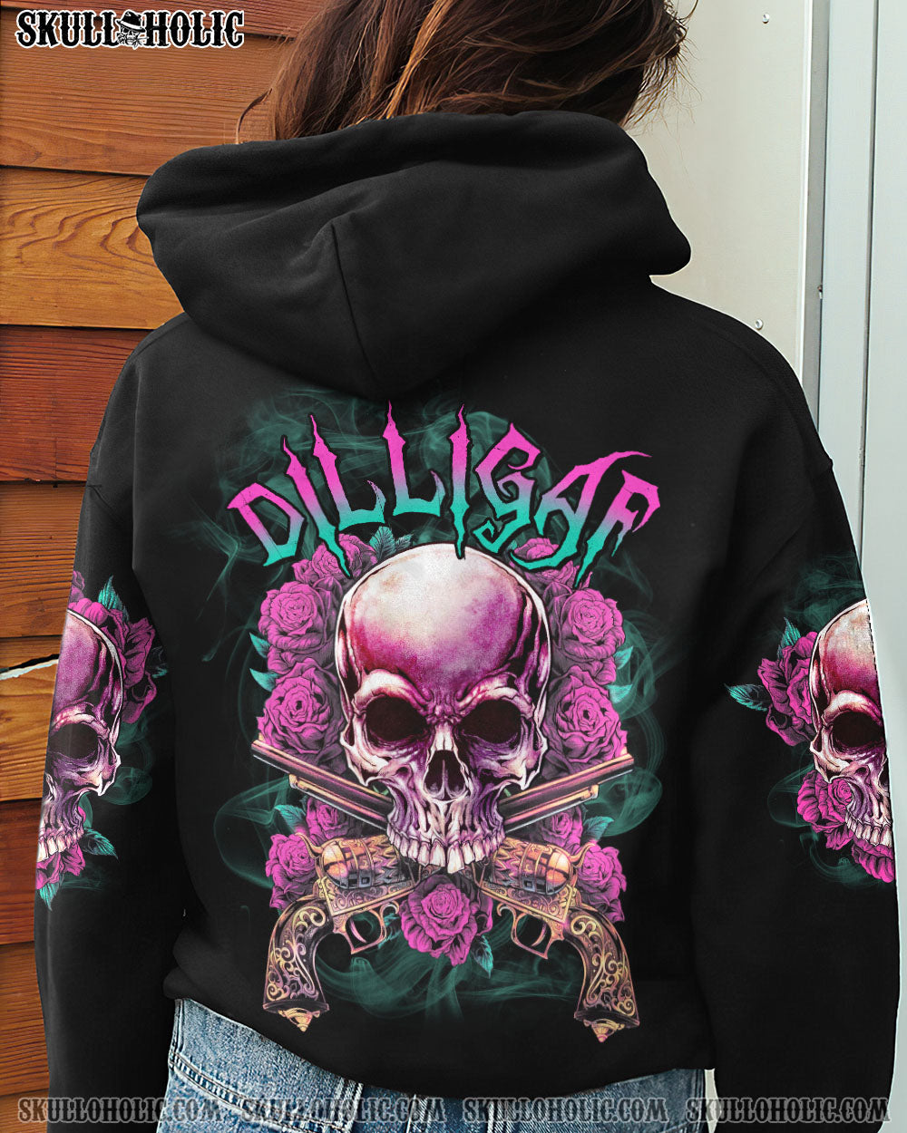 DILLIGAF SKULL ROSES G ALL OVER PRINT – TLTR2402232