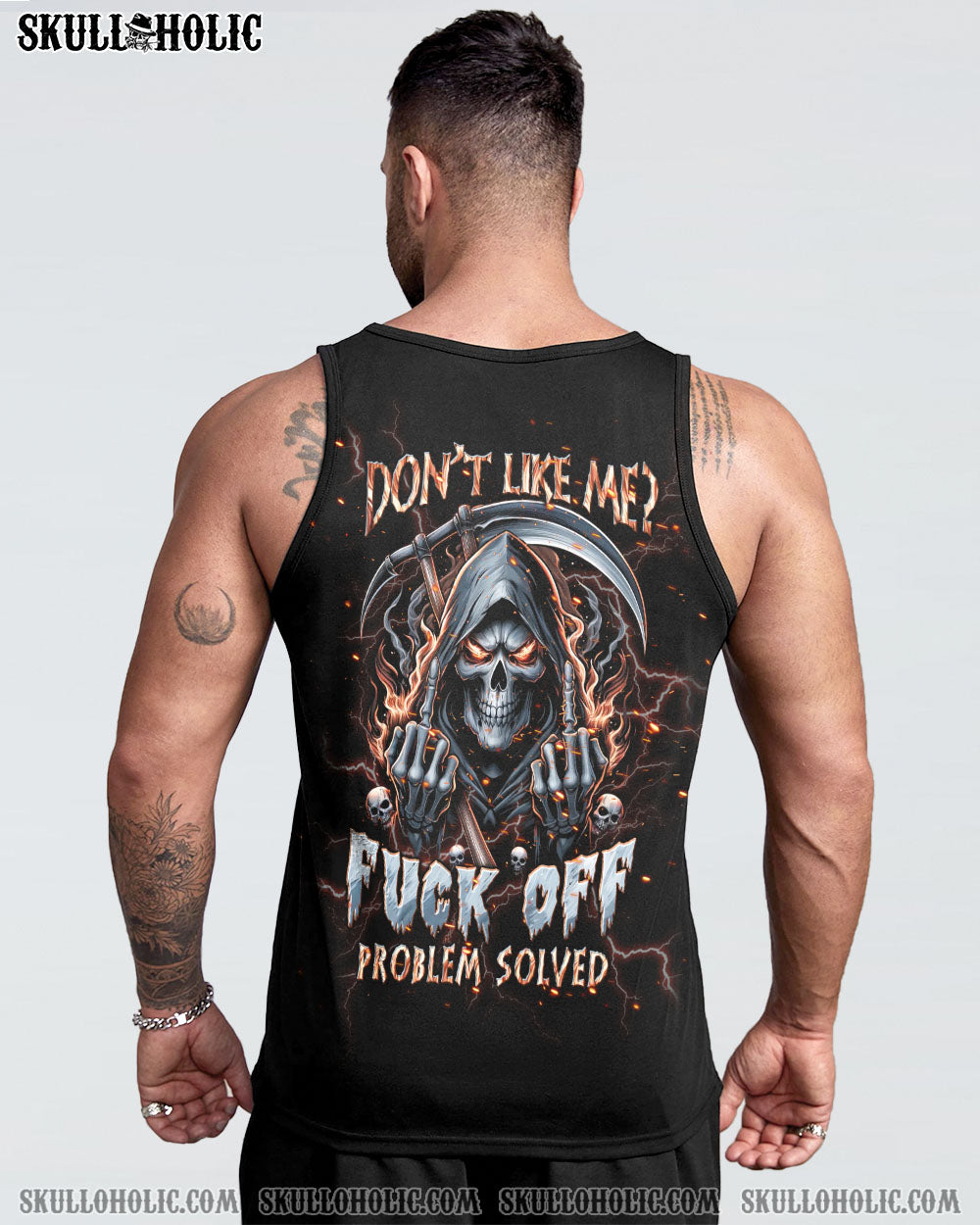 DON’T LIKE ME FCK OFF PROBLEM SOLVED REAPER SKULL ALL OVER PRINT – TLPQ1704242