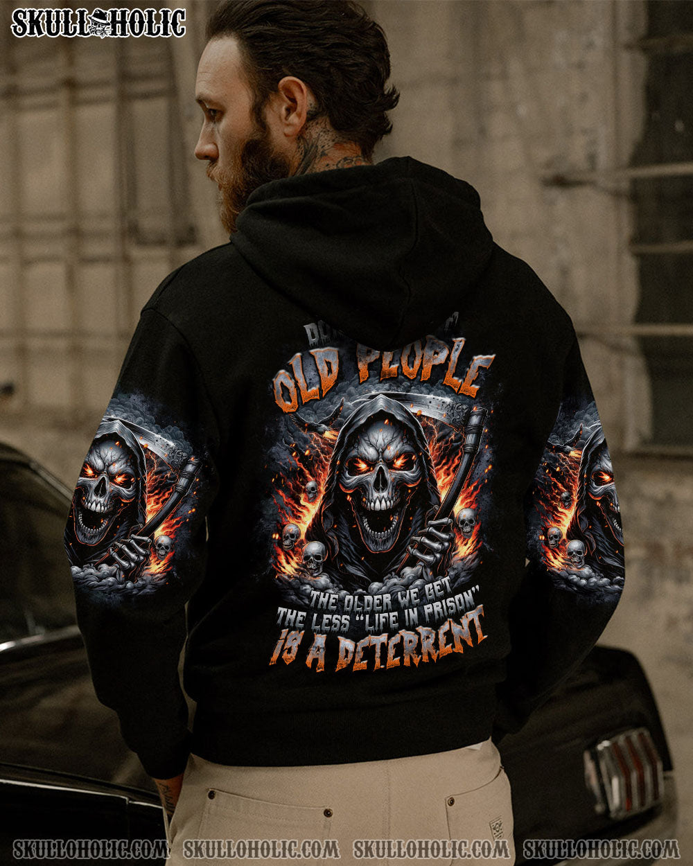 DON’T PISS OFF OLD PEOPLE SKULL ALL OVER PRINT – TLTR1707242