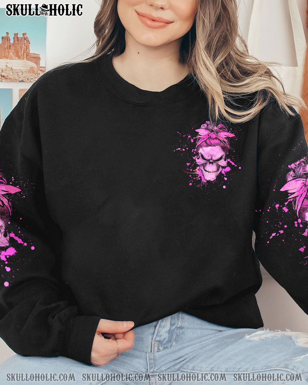 DON’T TEST ME MAD SKULL ALL OVER PRINT – TLTW2212224