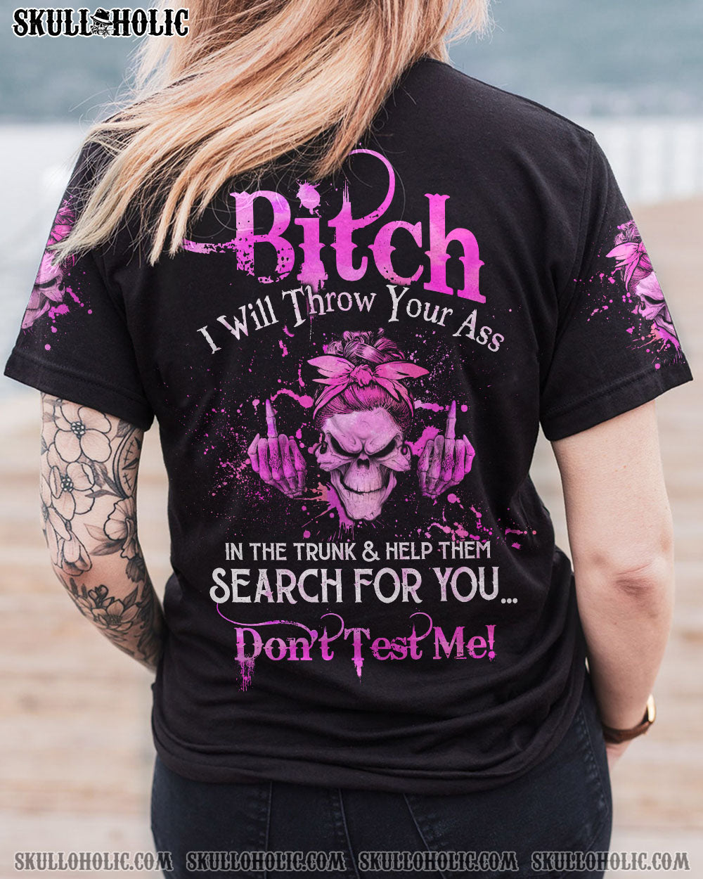 DON’T TEST ME MAD SKULL ALL OVER PRINT – TLTW2212224