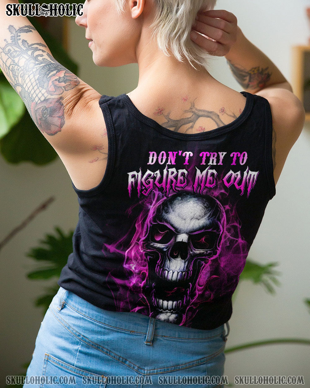 DON’T TRY TO FIGURE ME OUT ALL OVER PRINT – YHHN0612224