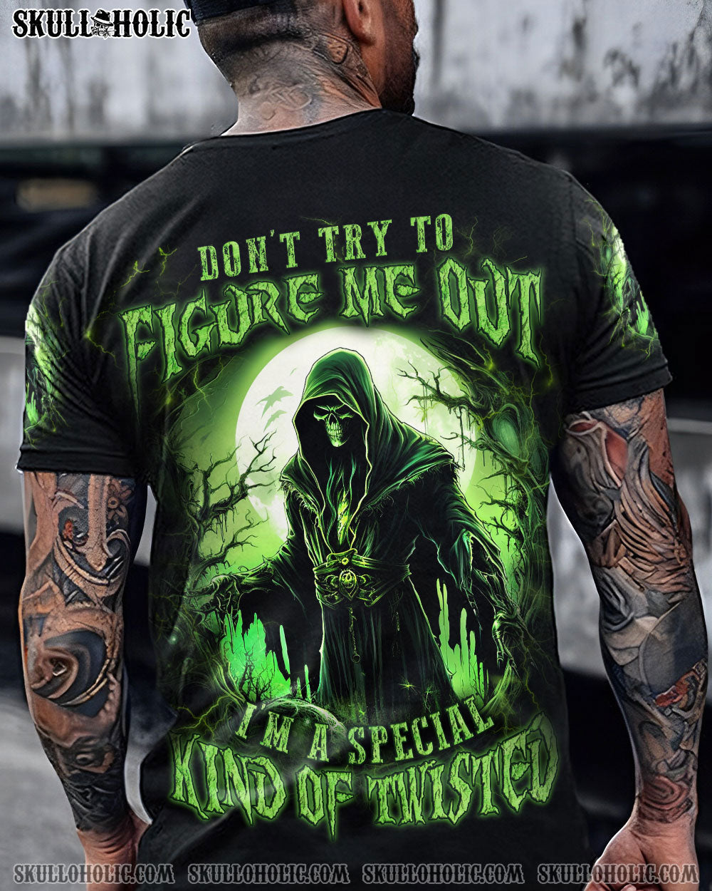 DON'T TRY TO FIGURE ME OUT ALL OVER PRINT - YHLN0709231