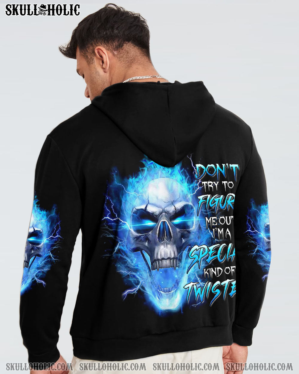 DON’T TRY TO FIGURE ME OUT FIRE SKULL ALL OVER PRINT – YHNT0704234