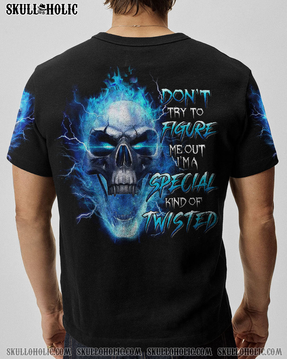 DON’T TRY TO FIGURE ME OUT FIRE SKULL ALL OVER PRINT – YHNT0704234