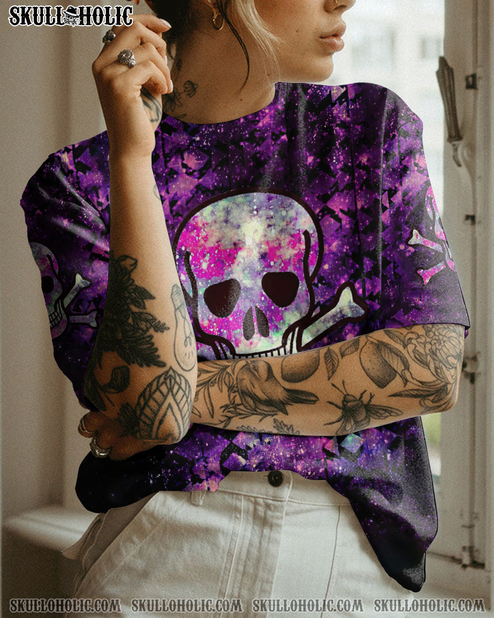 DON’T TRY TO FIGURE ME OUT GALAXY SKULL BONES ALL OVER PRINT – TLTR2112222