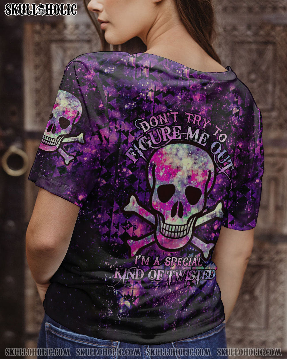 DON’T TRY TO FIGURE ME OUT GALAXY SKULL BONES ALL OVER PRINT – TLTR2112222