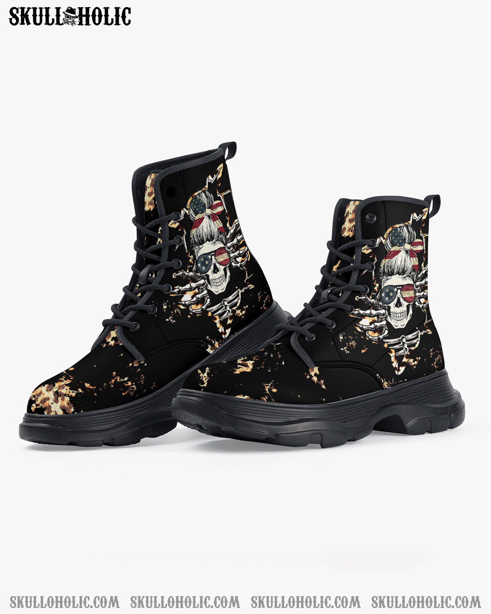 DON’T TRY TO FIGURE ME OUT LEATHER CHUNKY BOOTS – TLTW0512224