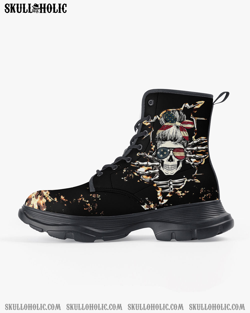 DON’T TRY TO FIGURE ME OUT LEATHER CHUNKY BOOTS – TLTW0512224