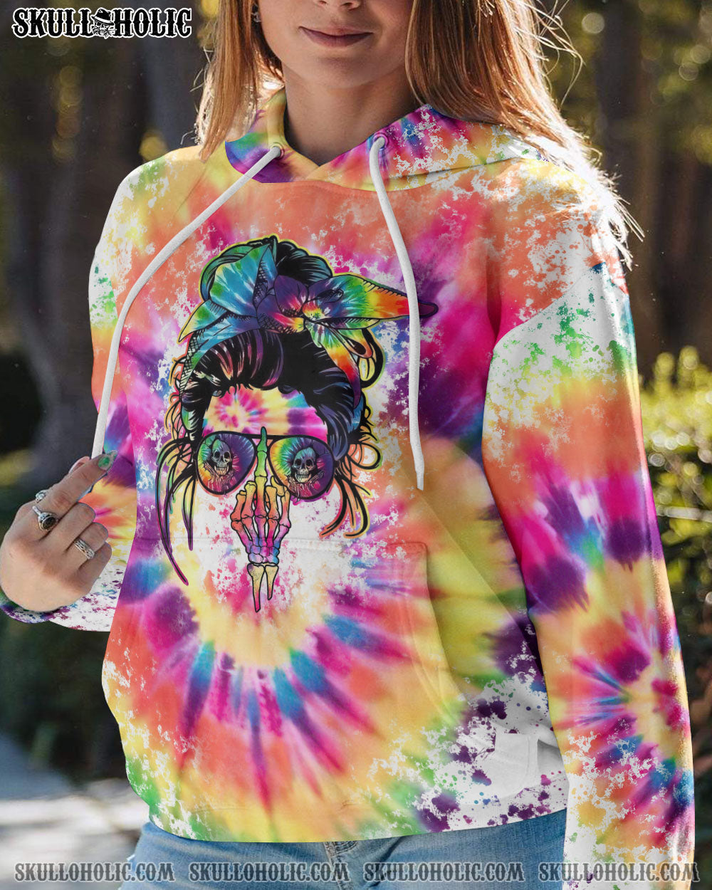 DON’T TRY TO FIGURE ME OUT MESSY BUN ALL OVER PRINT – TLTM1201234