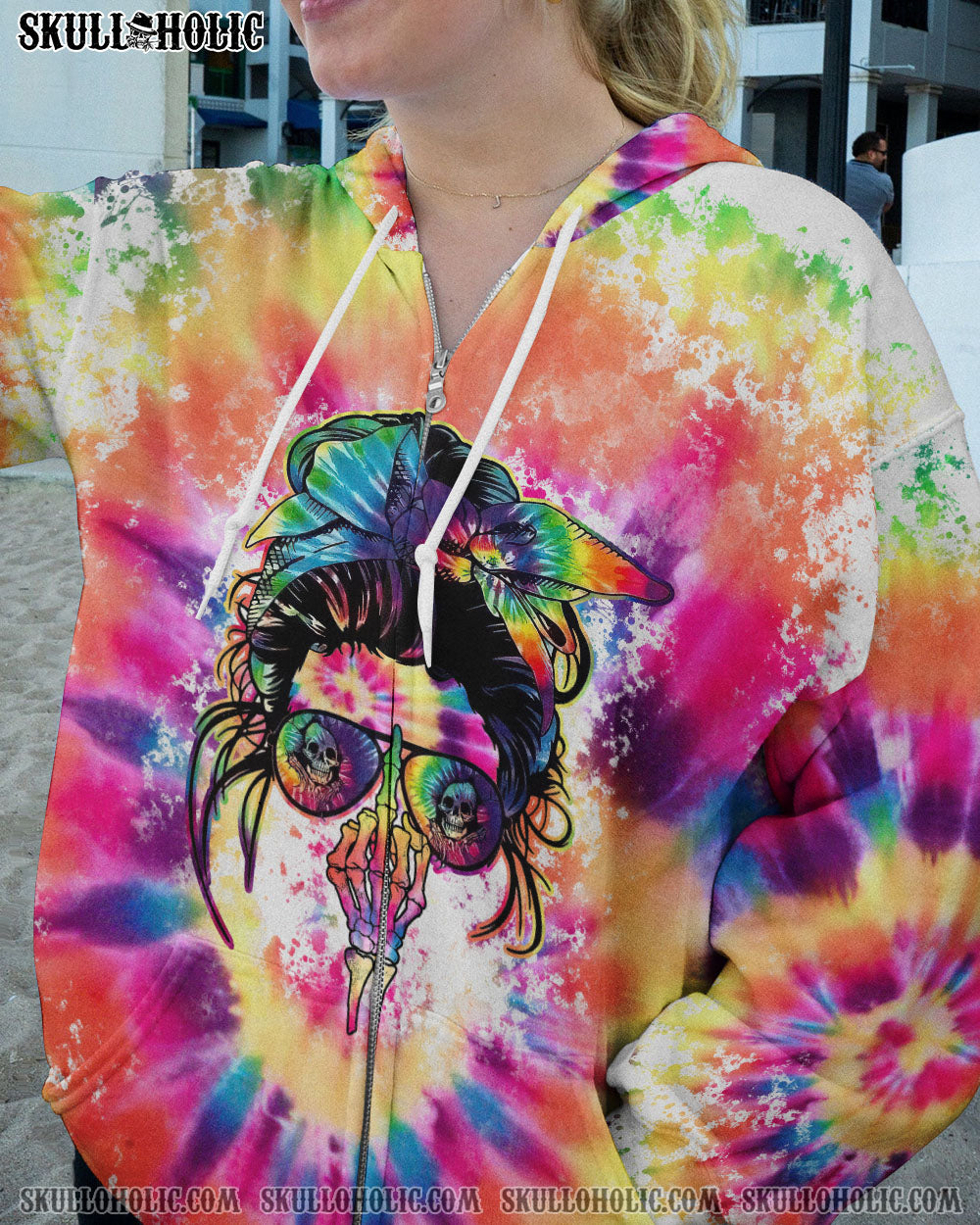 DON’T TRY TO FIGURE ME OUT MESSY BUN ALL OVER PRINT – TLTM1201234