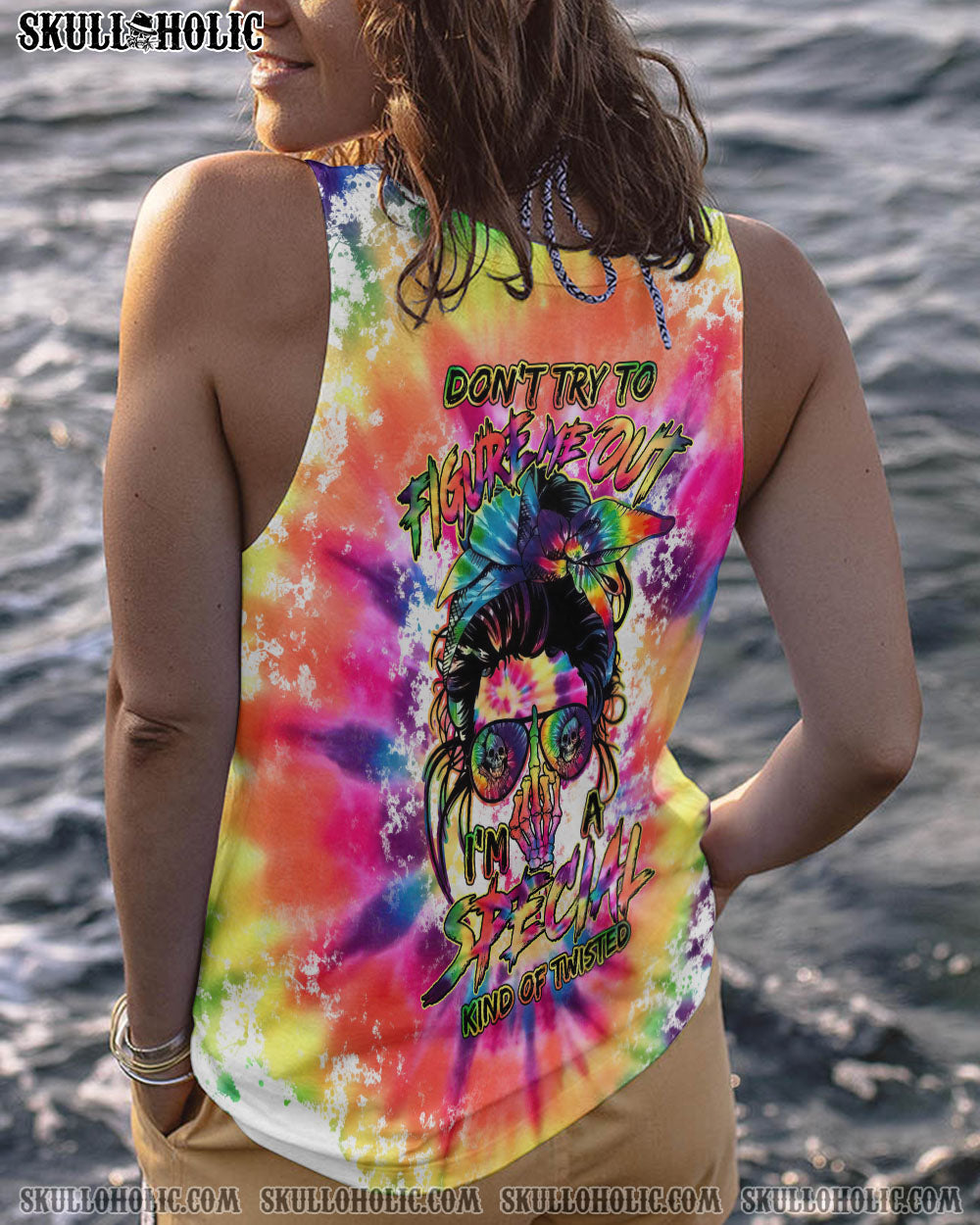 DON’T TRY TO FIGURE ME OUT MESSY BUN ALL OVER PRINT – TLTM1201234