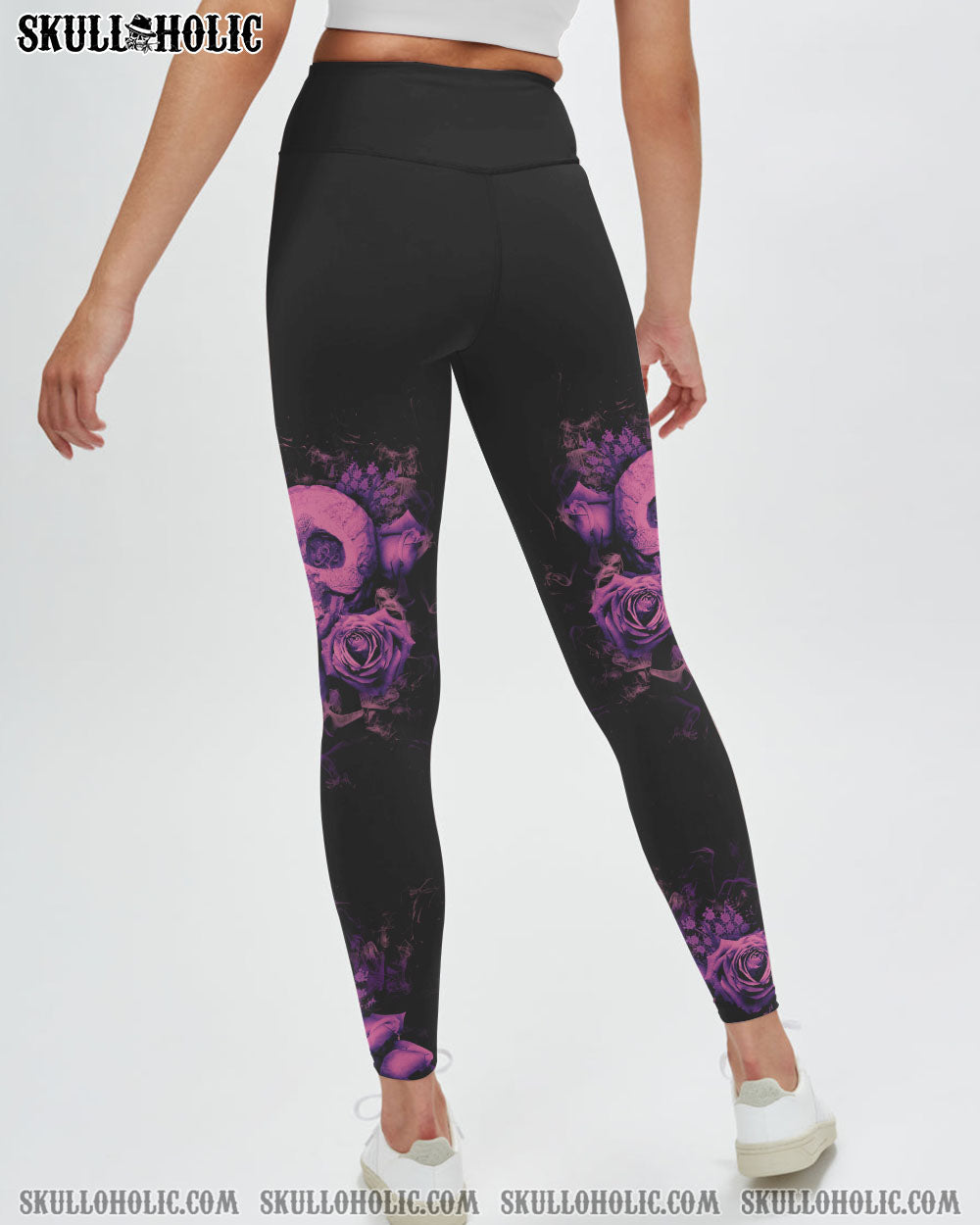 DON’T TRY TO FIGURE ME OUT PURPLE SKULL ROSE ALL OVER PRINT – TLTW1912221