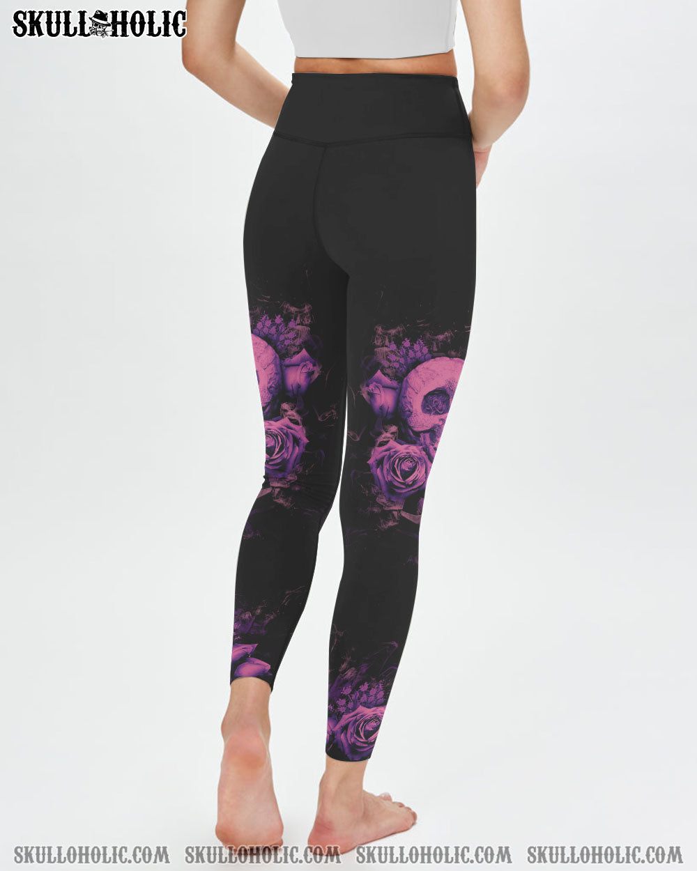 DON’T TRY TO FIGURE ME OUT PURPLE SKULL ROSE ALL OVER PRINT – TLTW1912221