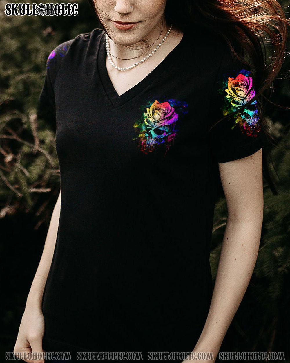 DON’T TRY TO FIGURE ME OUT ROSE SKULL ALL OVER PRINT – TLTW0803234