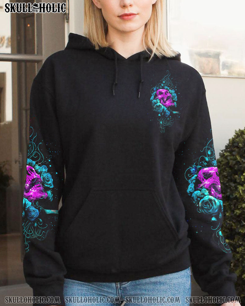 DON’T TRY TO FIGURE ME OUT ROSE SKULL ALL OVER PRINT – TLTW1312221