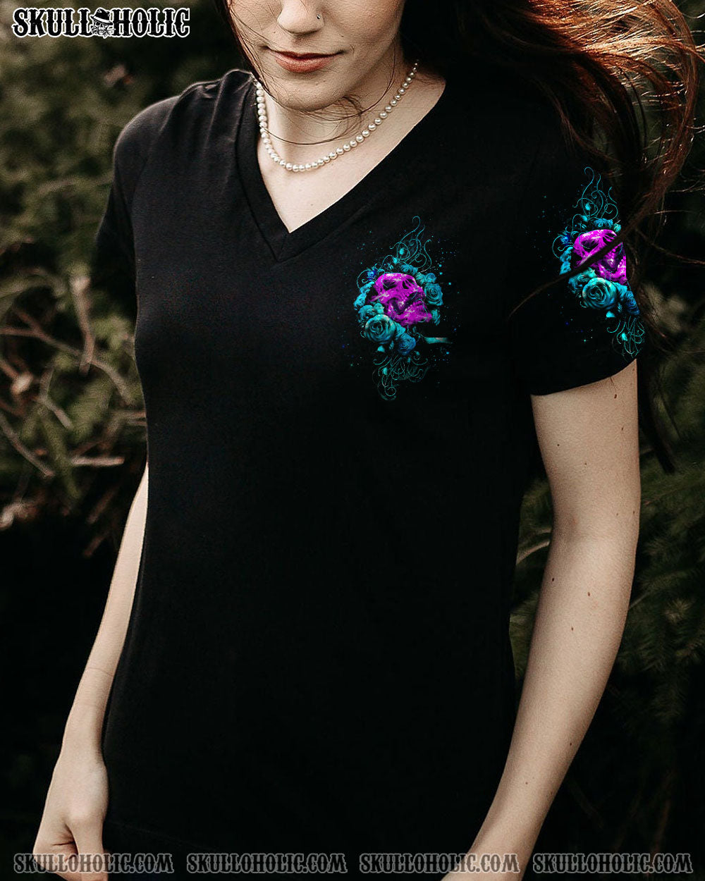 DON’T TRY TO FIGURE ME OUT ROSE SKULL ALL OVER PRINT – TLTW1312221