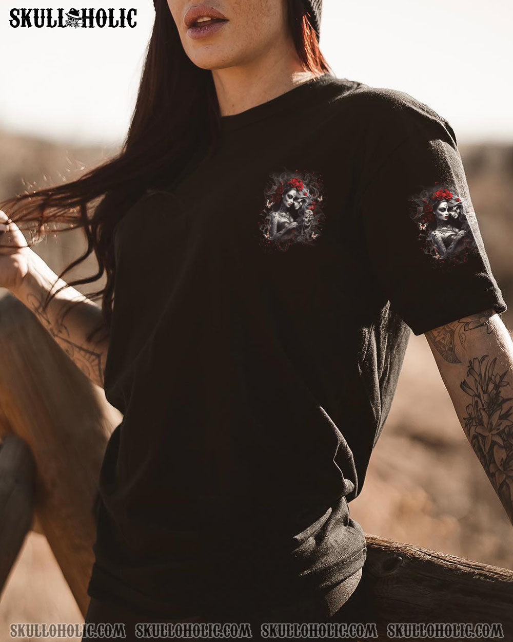 DON’T TRY TO FIGURE ME OUT SKULL ALL OVER PRINT – YHKD2803244