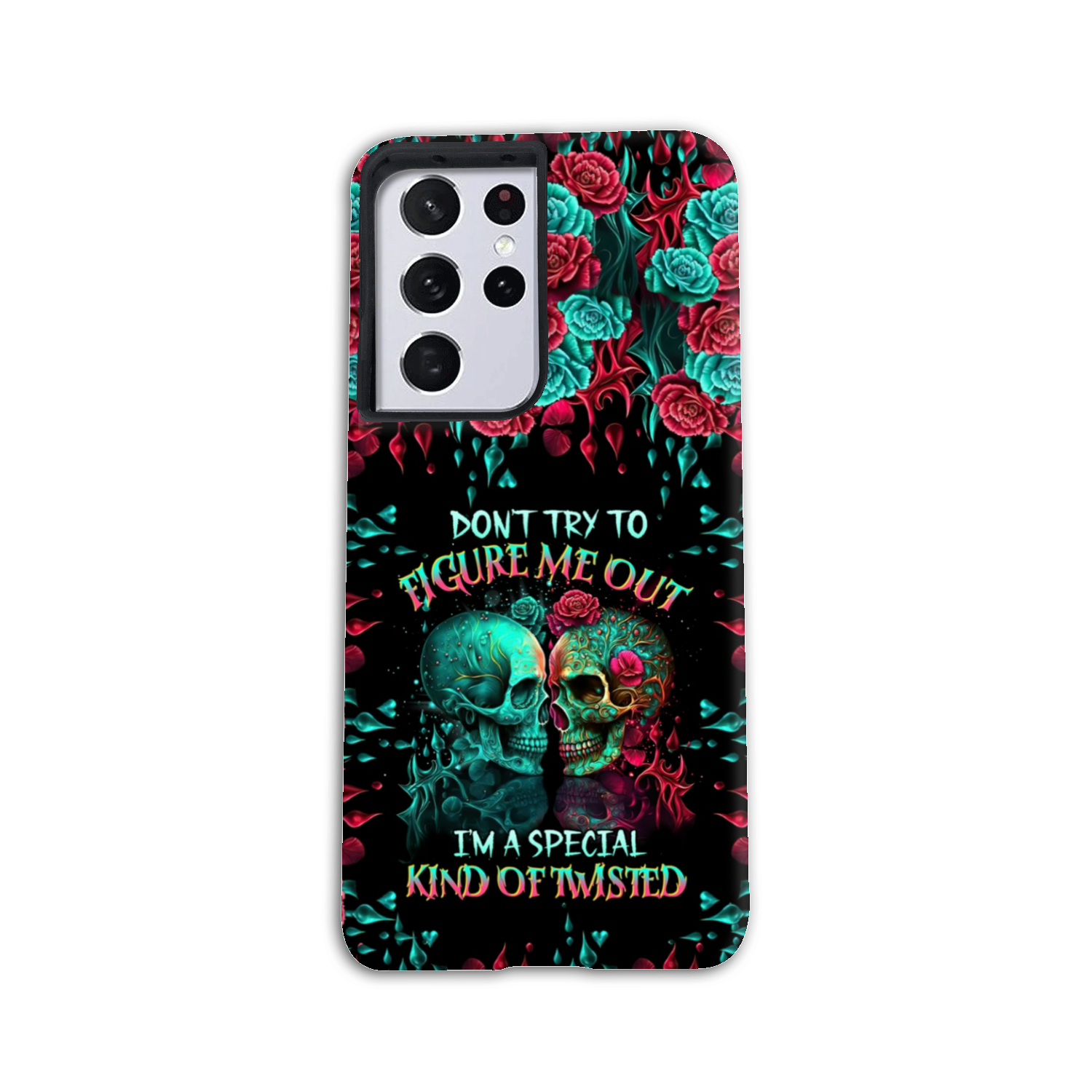 DON’T TRY TO FIGURE ME OUT SKULL PHONE CASE – TLTR0504237