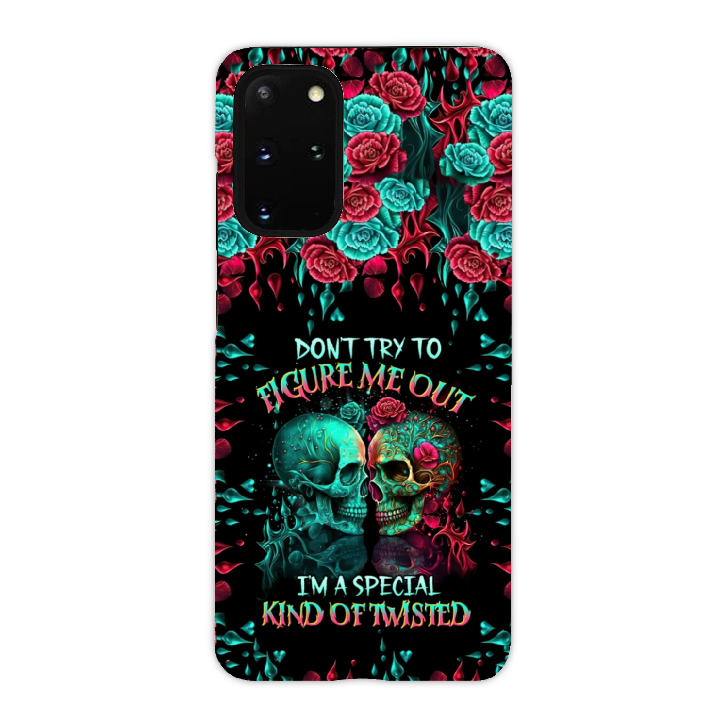 DON’T TRY TO FIGURE ME OUT SKULL PHONE CASE – TLTR0504237