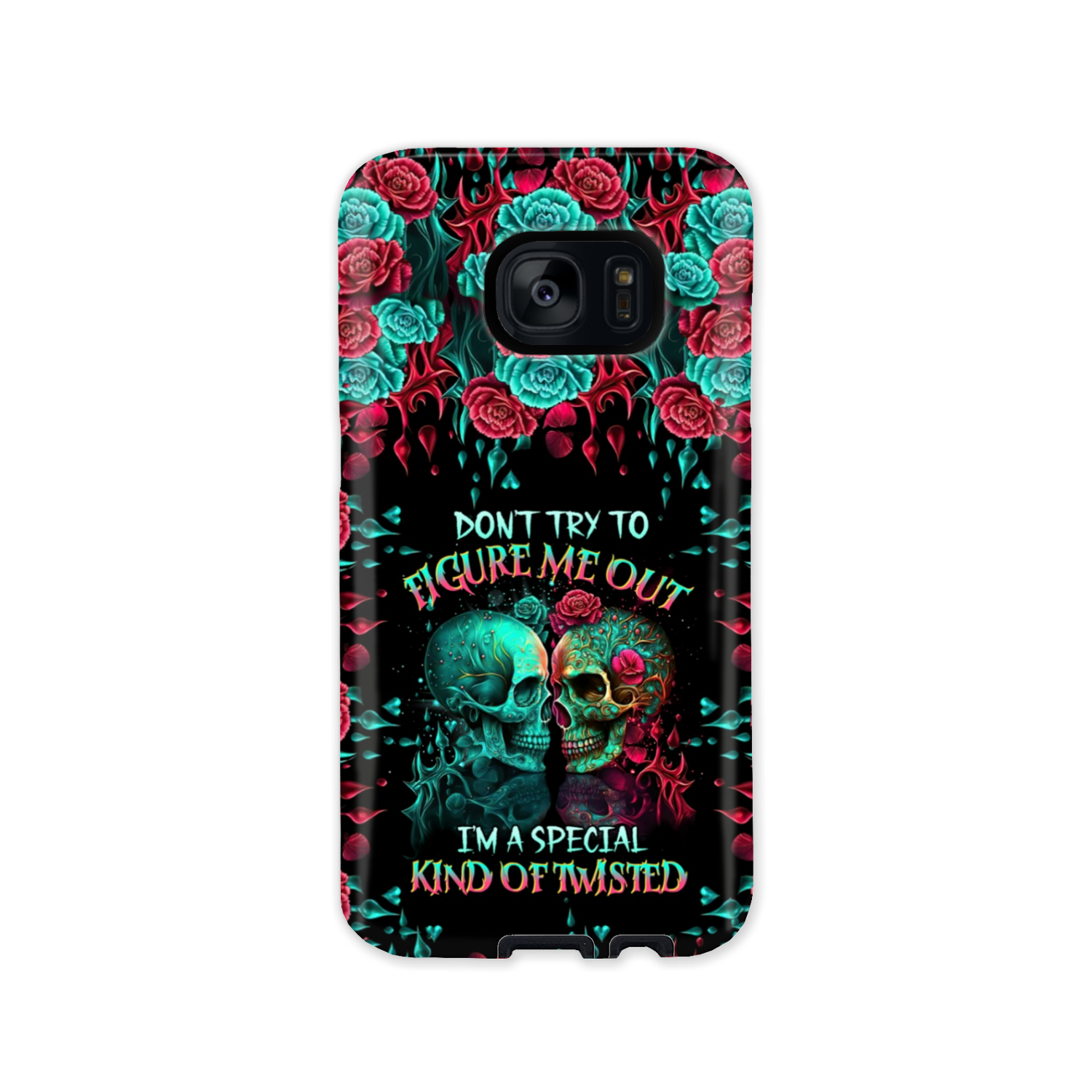 DON’T TRY TO FIGURE ME OUT SKULL PHONE CASE – TLTR0504237