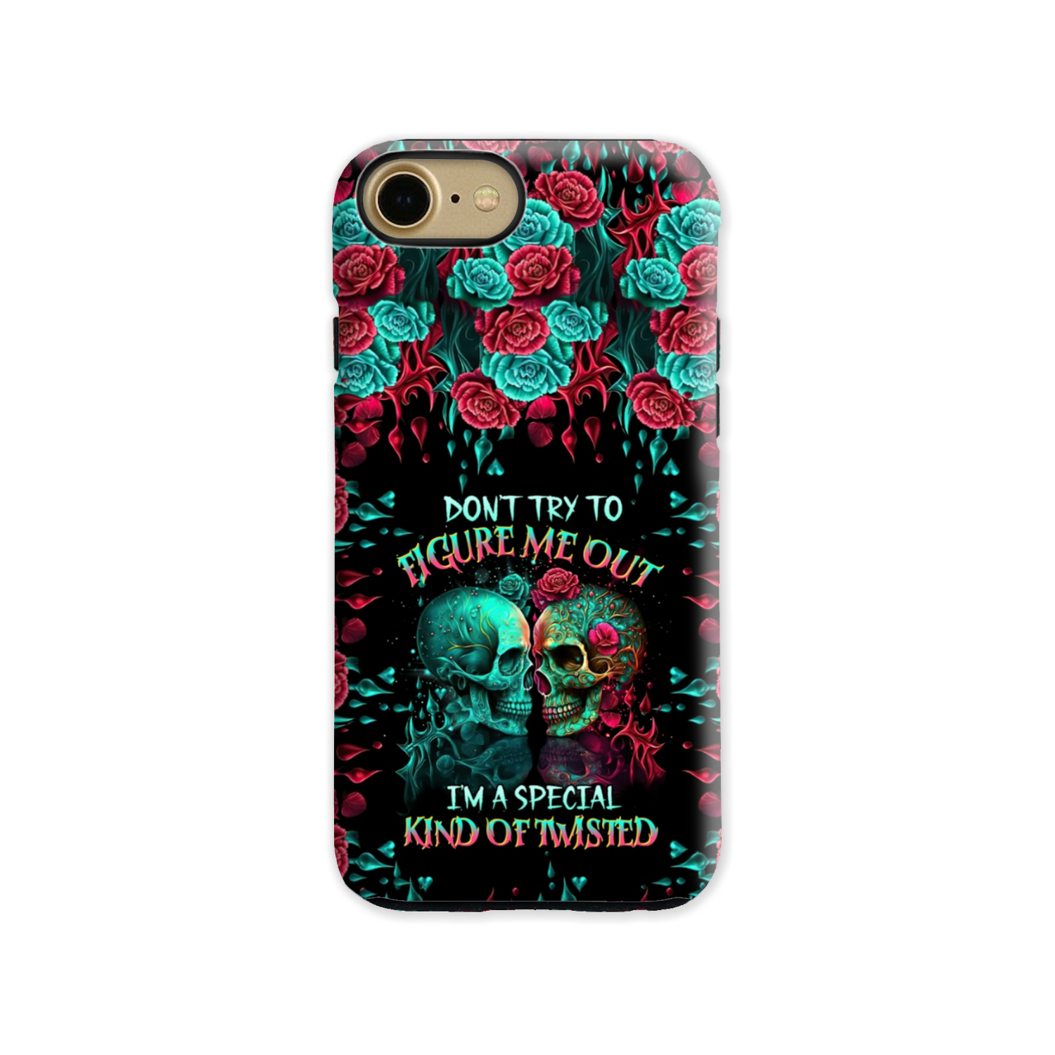 DON’T TRY TO FIGURE ME OUT SKULL PHONE CASE – TLTR0504237