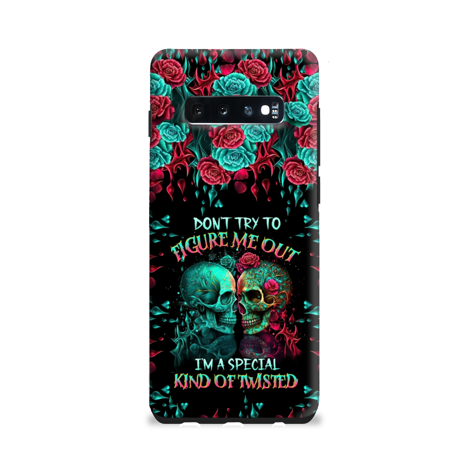 DON’T TRY TO FIGURE ME OUT SKULL PHONE CASE – TLTR0504237