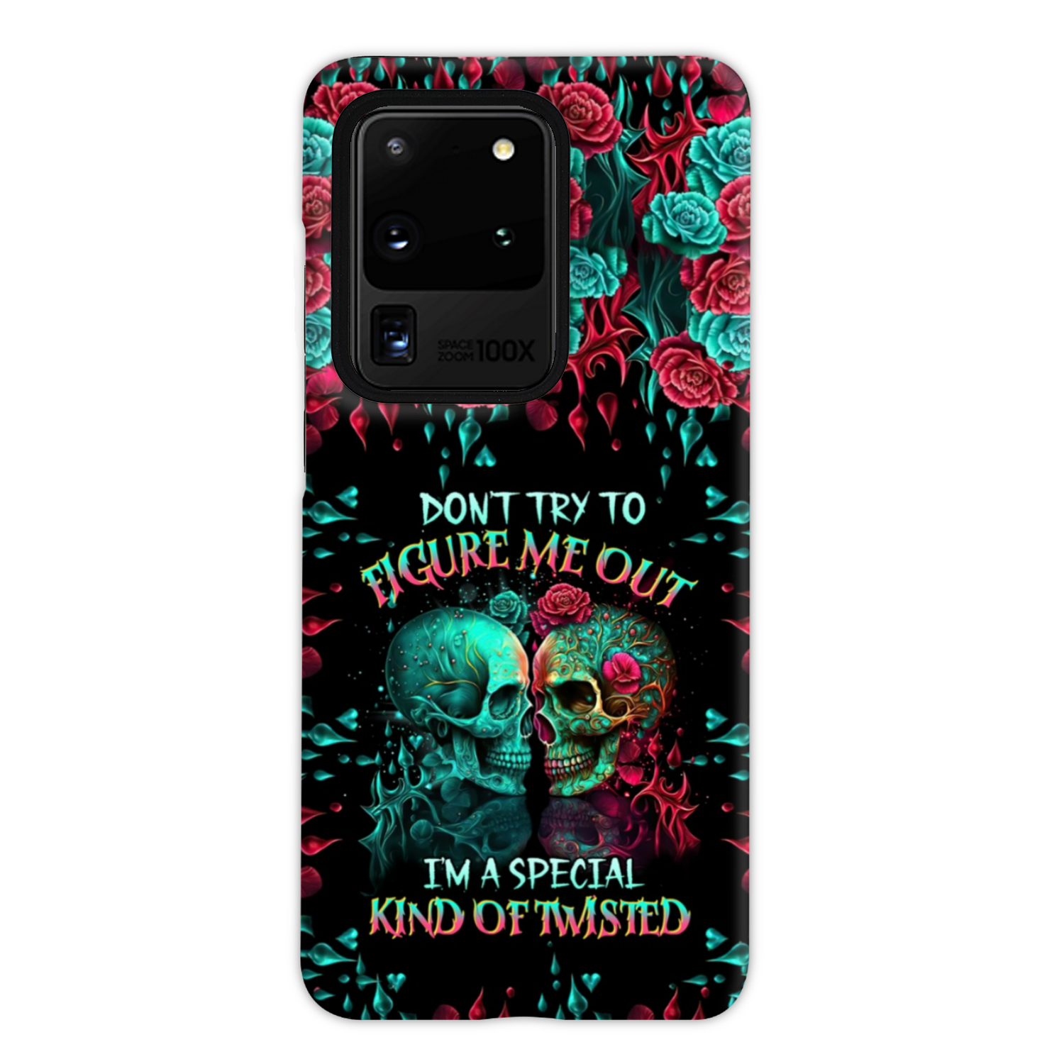 DON’T TRY TO FIGURE ME OUT SKULL PHONE CASE – TLTR0504237